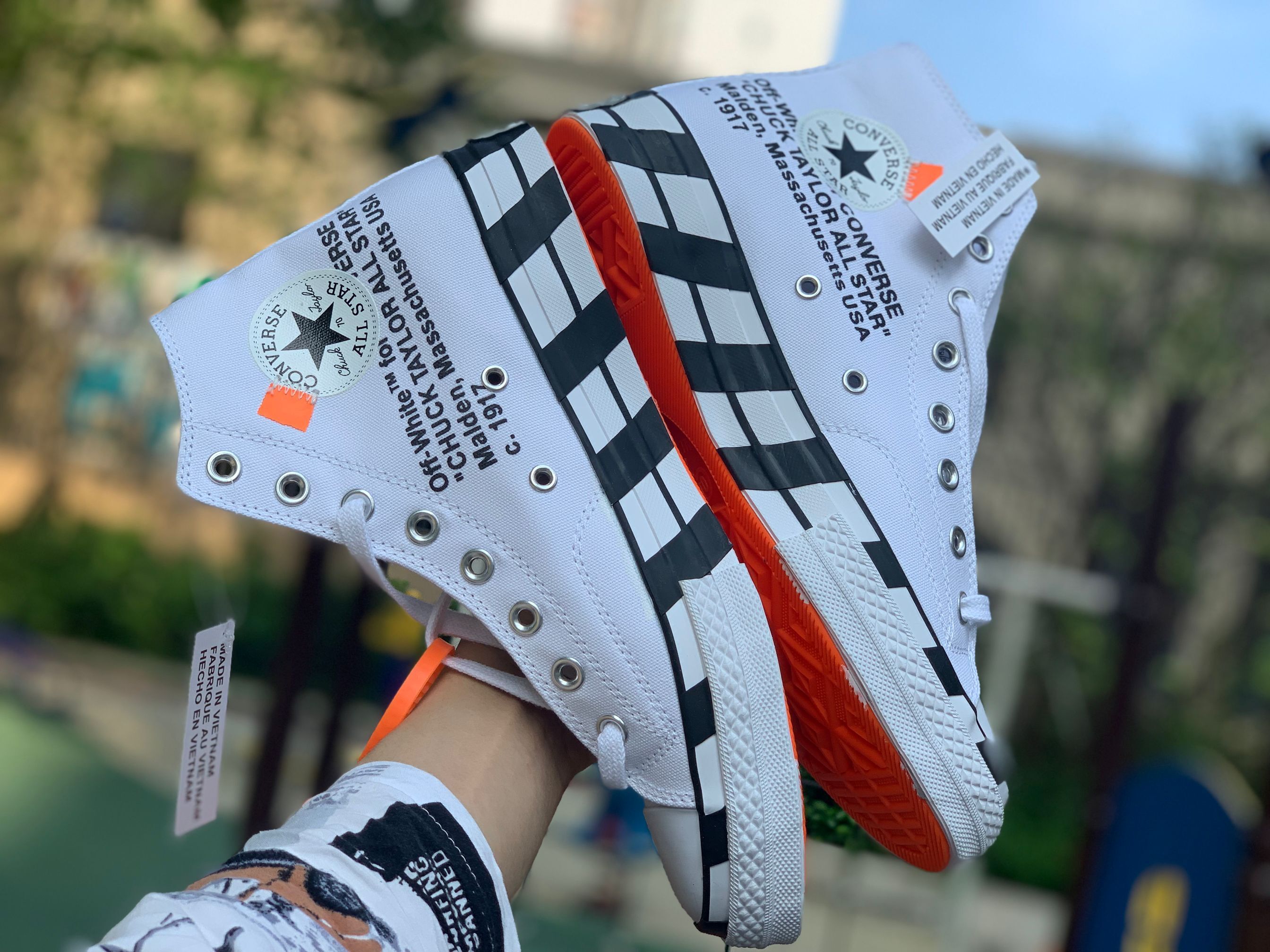 Off White X Converse Chuck 70 Stripe White 163862c 8 - www.kickbulk.cc